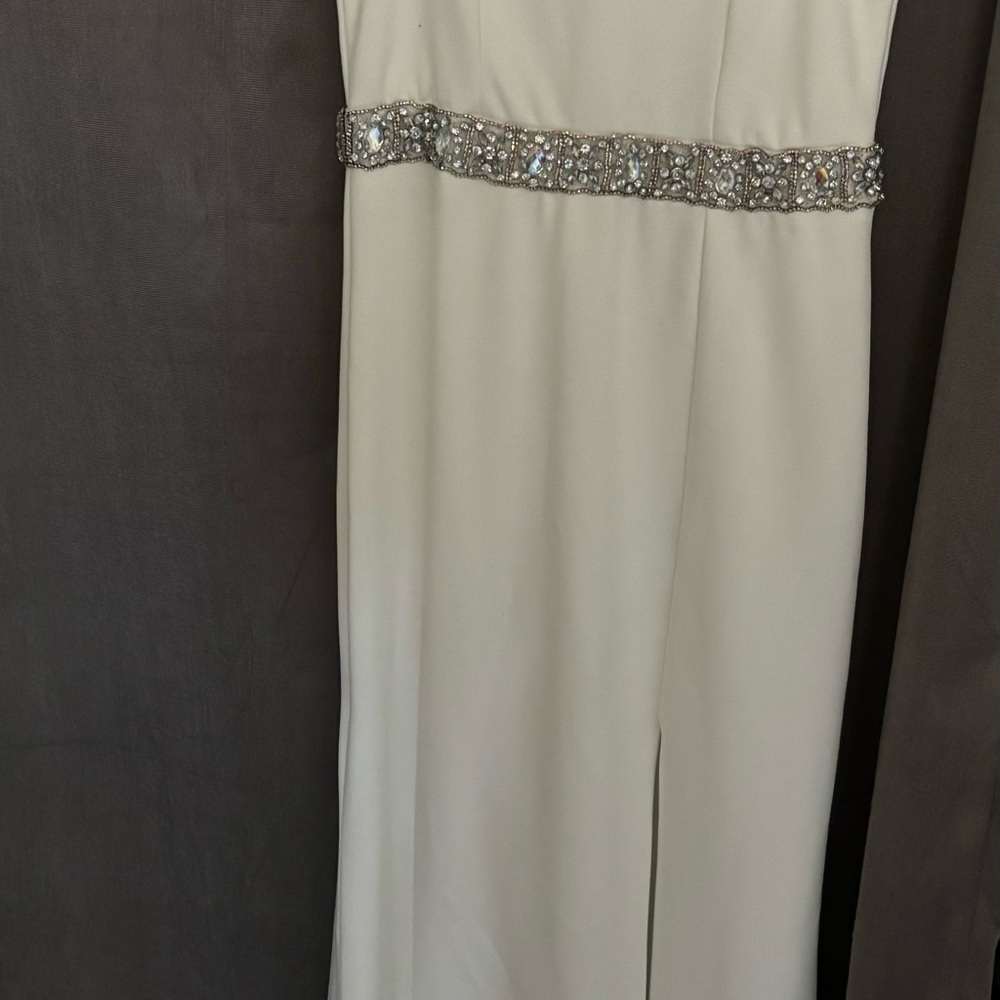 White formal dress